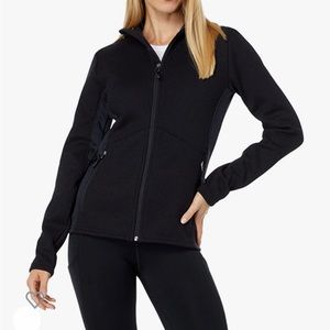 Spyder zip up jacket sporty and spicy. Best of both!used condition piling